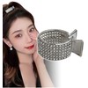 Herbeluemily Hair Claw Clip, Rhinestone Bijou Pony Holder, Hair Clip,