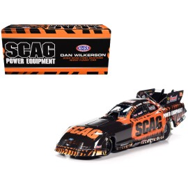 DCD 2024 Limited Edition 1/24 Diecast Model Ford Mustang NHRA Funny Car Dan Wilkerson "SCAG Power Equipment" Auto World