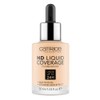 Catrice HD Liquid Coverage Foundation 30ml No. 030 Sand Beige 1ea / 캐트리스 HD 리퀴드 커버리지 파운데이션 30ml 030호 샌드베이지 1개