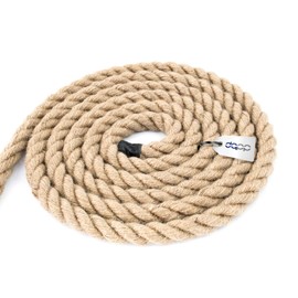 DQ-PP Jute Rope | 3-strand | Brown Cord 100% Natural Fibres | Sailing, Transport and Industry | DIY, Decorations and Craft | Home and Garden, 18mm, 5m