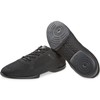 Diamant Tune Black Unisex Split-Sole Dance Trainers - High-Quality Mesh