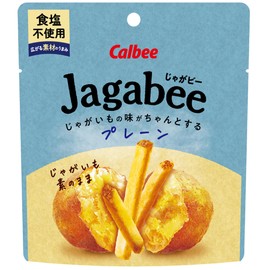 Jagabee Calbee Jagabee Plain Salt Free 1.3 oz (38 g) x 12 Bags