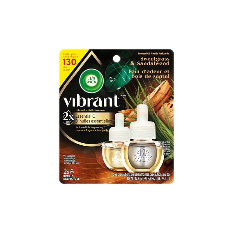 AIR WICK® SCENTED OIL - Refill - 0+2 Vibrant™ Sweetgrass