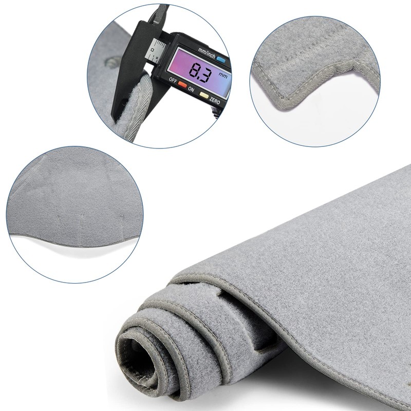 BERKSYDE Dashboard Dash Cover Mat Carpet Compatible with 2007-2011 Toyota