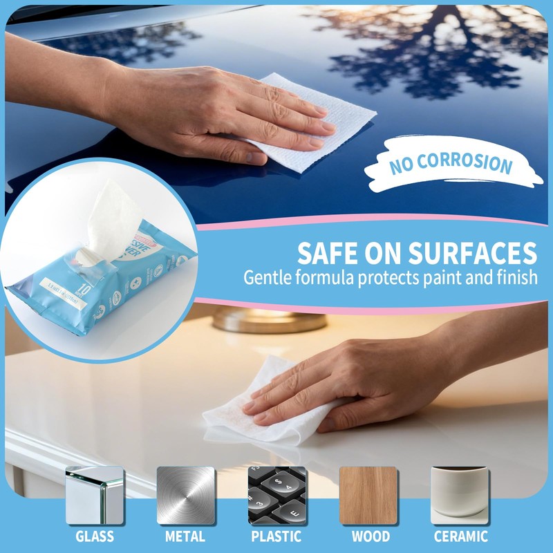Creatyi 40 Pcs Large Size 3D Frosted Double-Sided Material Adhesive
