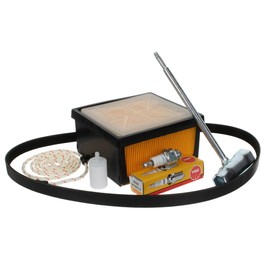 RedPart Full Service Kit Compatible with Husqvarna K760 K770 - Includes Genuine Spark Plug, Rope, Drive Belt & Spanner