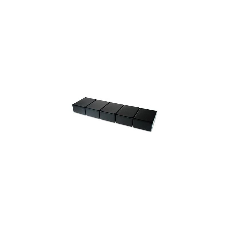 POTTING BOX & LID, X 5, BLK, 54X38X23MM | PLASTIC