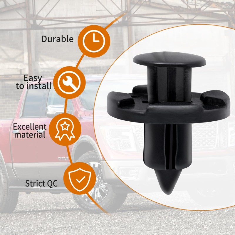 SECLUDE 20PCS Fender Trim Panel Bumper Shield Retainer Fastener Bumper