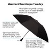 Totes Recycled InBrella - Reverse Close Umbrella - Foldable Umbrella