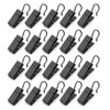 HappyHome 20pcs Curtain Clips Curtain Hooks Metal Strong Clips Curtain