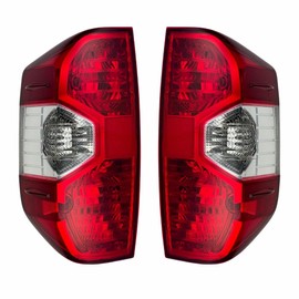 Taillight Assembly Compatible with Toyota Tundra 2014-2021 SR SR5 TRD Pro Limited Nightshade, Halogen without Bulb, PAIR, 81560-0C101/81550-0C101, TO2800193/TO2801193