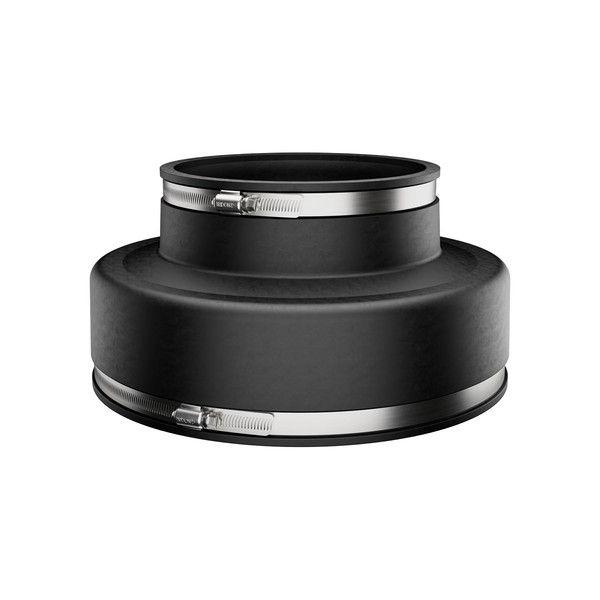 Fernco P1002-86 Flexible PVC Pipe Coupling for Clay to Cast