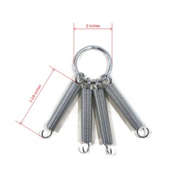 The ROP Shop Set of 2 Tire Chain Tensioners Universal for ATV/UTV, Lawn & Garden Tractors, Snow Blowers. Fits 13x5x6 to 29x12x15 Tires
