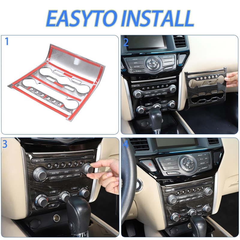 Central Control Air Conditioning A/C Panel Cover Trim Compatible with