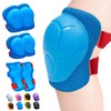 Inkidio Knee Pads for Kids Unicorn Protective Gear Set Knee