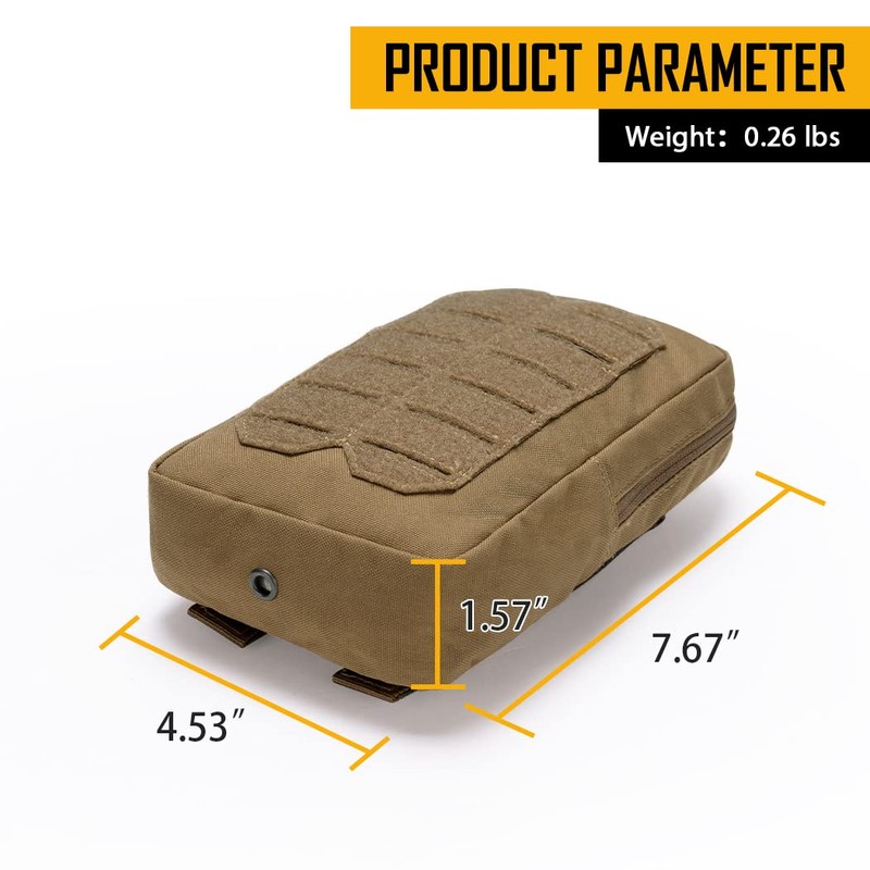 IDOGEAR Tactical MOLLE Pouch Multi-Purpose Compact EDC Small Utility Pouch