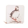 'The Coast' Puffin Watercolour Design Set of 4 Coasters