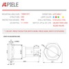 APIELE Rock Lights Switch, ON Off Rocker Toggle Push Button