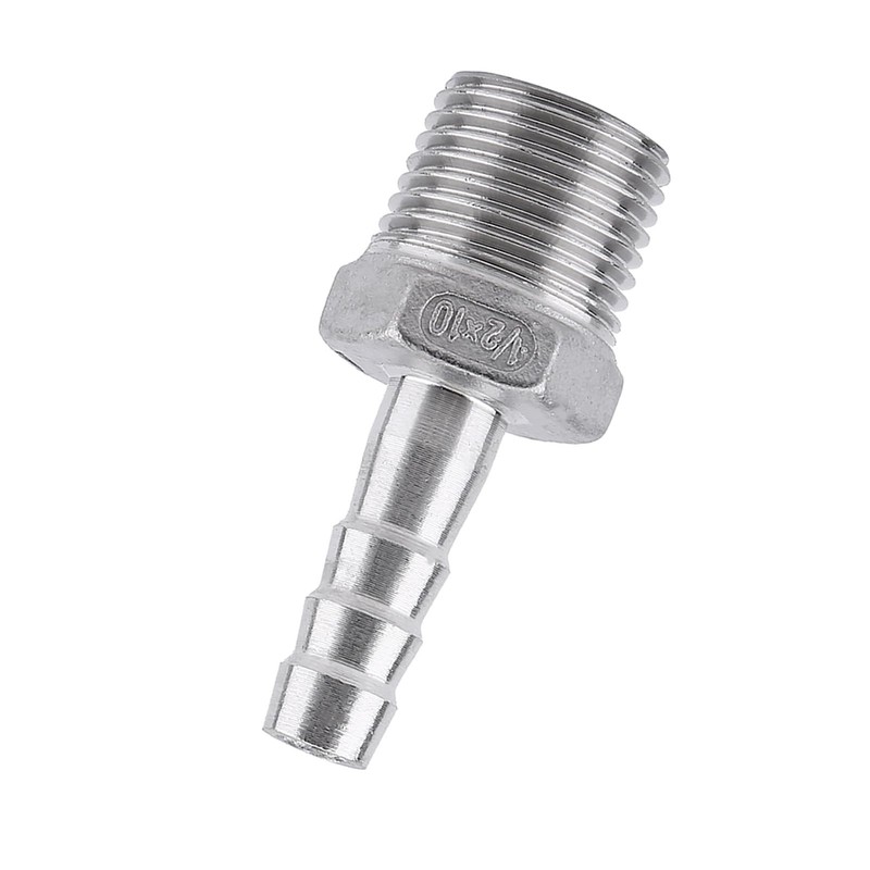 Hose Fitting Stainless Steel SS304 Male Thread Hose Nozzle 55°