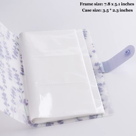 120 Slots Nail Stickers Storage Book Empty Nail Stickers Album Holder Photo Collection Book Water Decals Display Showing Shelf Binder Stencils Collecting Card Case Manicure Tools (Lvander)