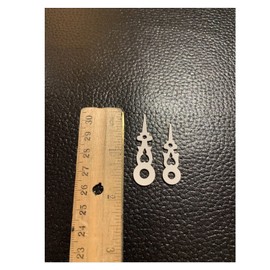 Galapagoz Cuckoo Clock Hands Plastic White Center Hole Minute Hand 1 1/2 inch or 35 mm A20 New USA