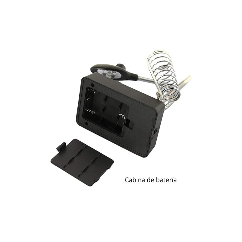 masoe Lupa con Luz LED, 2,5 X 7,5 X 10