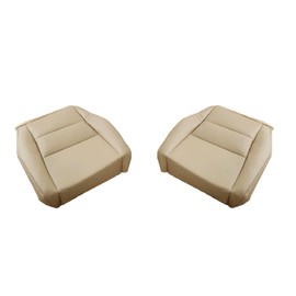 NLQR IV Tan Driver Side and Passenger Side Bottom Replacement Microfiber Leather Seat Covers Compatible with Honda CRV 2007 2008 2009 2010 2011