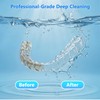 Xbeauty 48kHz Ultrasonic Retainer Cleaner Machine 200mL Cleaning Pod, White