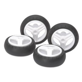 Tamiya Fun Craft Series No. 192 Slick Tire Set (1.2 inches (31 mm) Diameter) 70192