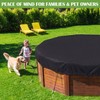 Aodaer 12FT Pool Cover for Above Ground Pools 420D Heavy