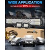 LEDKITO 20 inch LED Light Bar and 2PCS 4 Inch