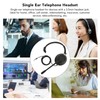 X6S 3.5 Telephone Headset ENC Active Noise Cancelling Single Ear