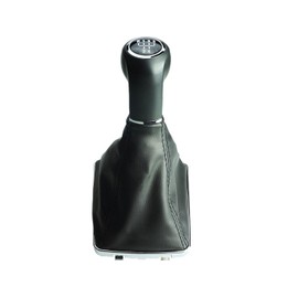 Do!LED Gear Knob / Gear Stick Gaiter and Frame in Chrome Look Compatible with Vauxhall Astra H 2004-2010 - All Models with 5 Speed Manual Transmission