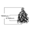 Sexy Sparkles Christmas Tree Charm Bead – European Snake Chain