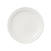 broste Copenhagen Dessert Plate 'Stevns' Glossy Glazed Stoneware Chalk White,