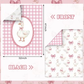 3 Pcs Bear Crib Bedding Set Nursery,Pink,Silly Goose
