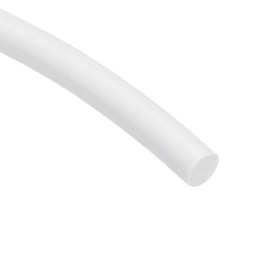 uxcell Silicone Foam Seal Weather Strip 8mm Dia 2.5m 8ft Sponge Rubber Cord Solid White