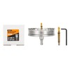 Henvo Hole Saw 5-1/8" (130mm) Heavy Duty Carbide with 2