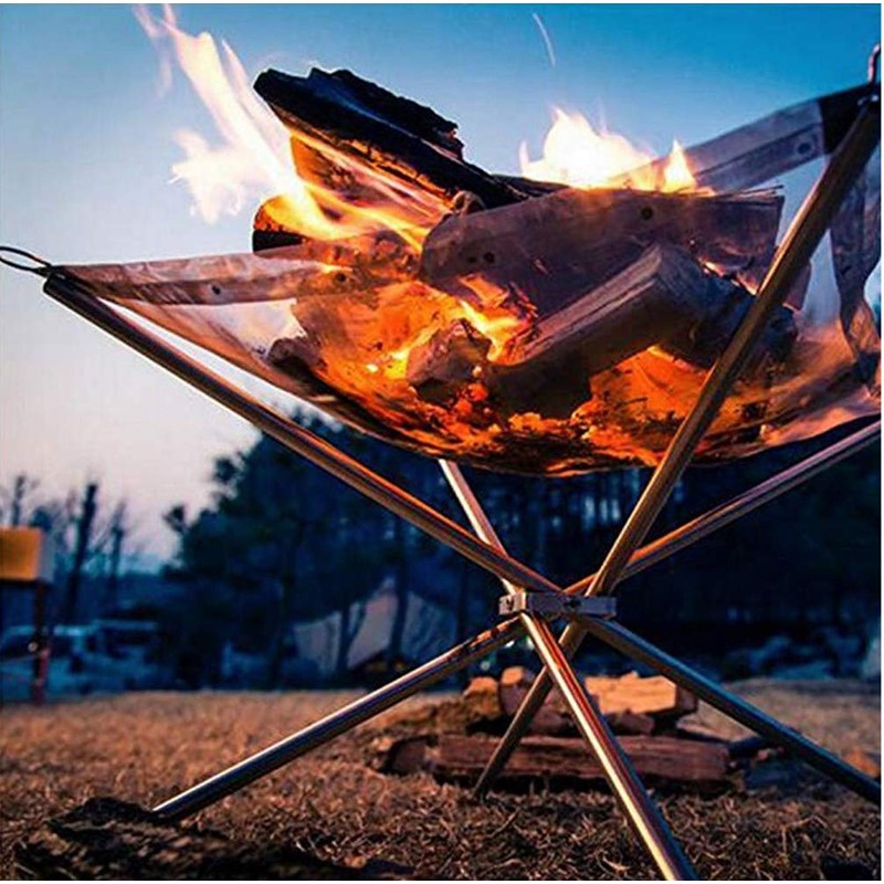 SRECNO Bonfire Mesh Fire Stand, Bonfire Stand, Mesh Sheet, Mesh