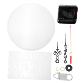 Operitacx 1 Satz Riesige Wanduhr Kuppel Wanduhren Für Wohnkultur Zeitgenössische Wanduhr Uhrenwand Kalender Digitaluhr Uhrwerk Flip-uhr Große Digitale Wanduhr Uhrenformen Weiß Kieselgel