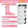 Comfitech Ankle Ice Pack Wrap for Swelling, Reusable Gel Heel