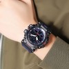 Men Digital Sports Watch Stopwatch Calendar Alarm Function Dual Time