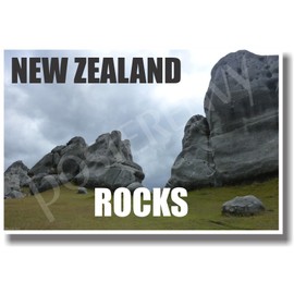 New Zealand Rocks - NEW World Travel POSTER