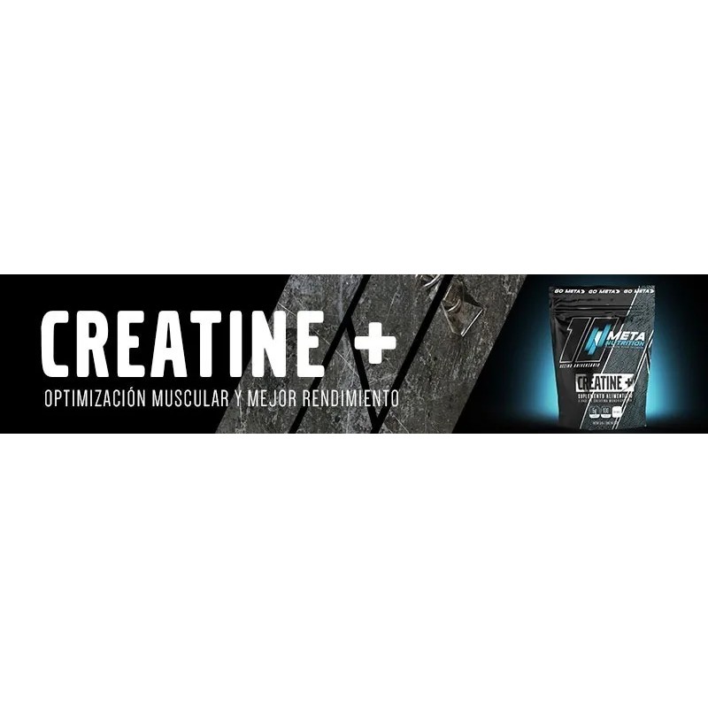 Creatina Meta Nutrition Monohidratada 500 Gr (100 Servicios) Sin Sabor