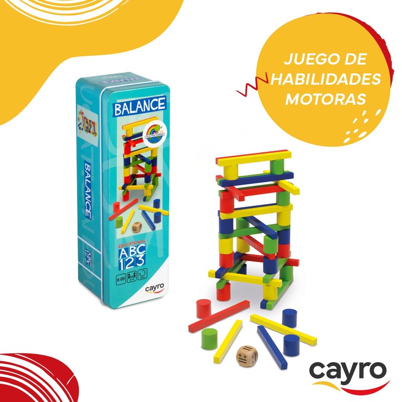 Cayro - Balance Metal Box - Balance Game - Set