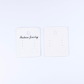 200 Pcs Earring Display Backing Cards – Assorted Styles for Earrings, Necklaces & Bracelets with Hanging Hole for Retail Packaging (3.2 x 5 cm)