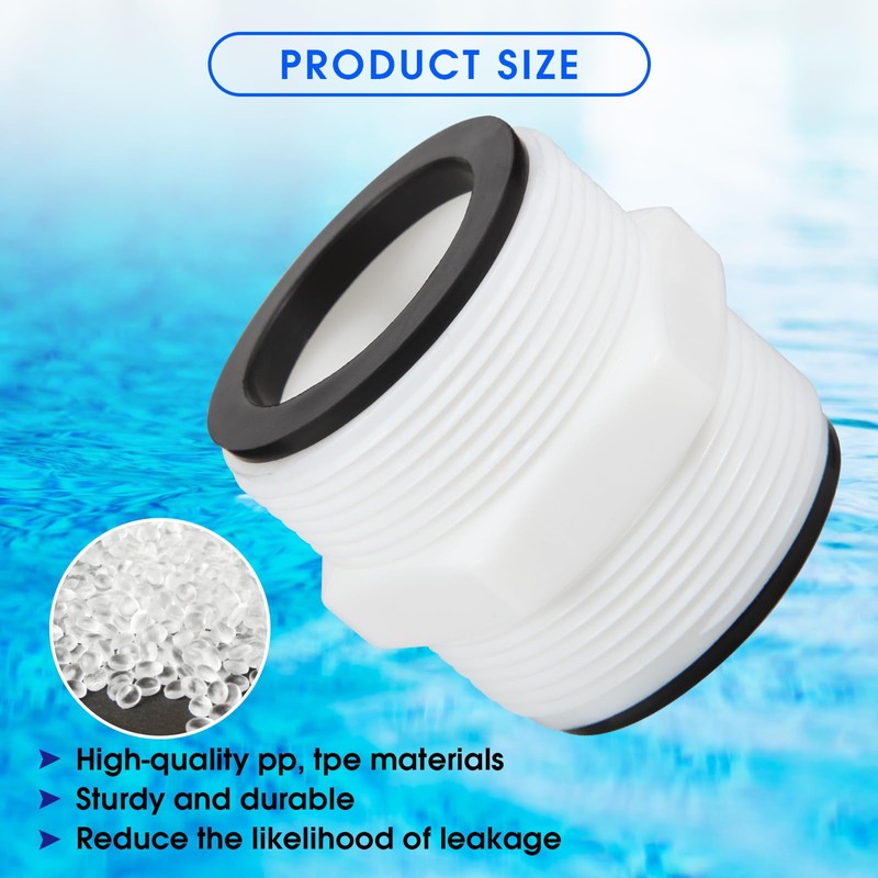 1.5" Universal Pool Hose Connector for Intex Coleman Swimming Filter