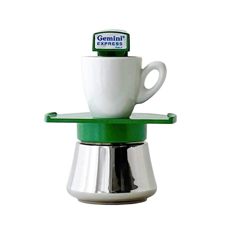 EPPICOTISPAI GEMINI EXPRESS Gemini Express Espresso Maker, 1-2 Cups, Induction,