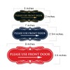 Designer Please Use Front Door Right Arrow Sign - Easy