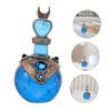 Kichvoe Resin Decorative Potion Bottle Figurine Shiny Mermaid Design for